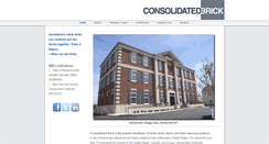 Desktop Screenshot of consolidatedbrick.com